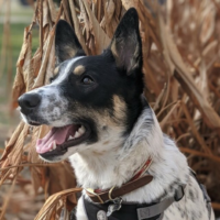 blue heeler german shepherd mix dog