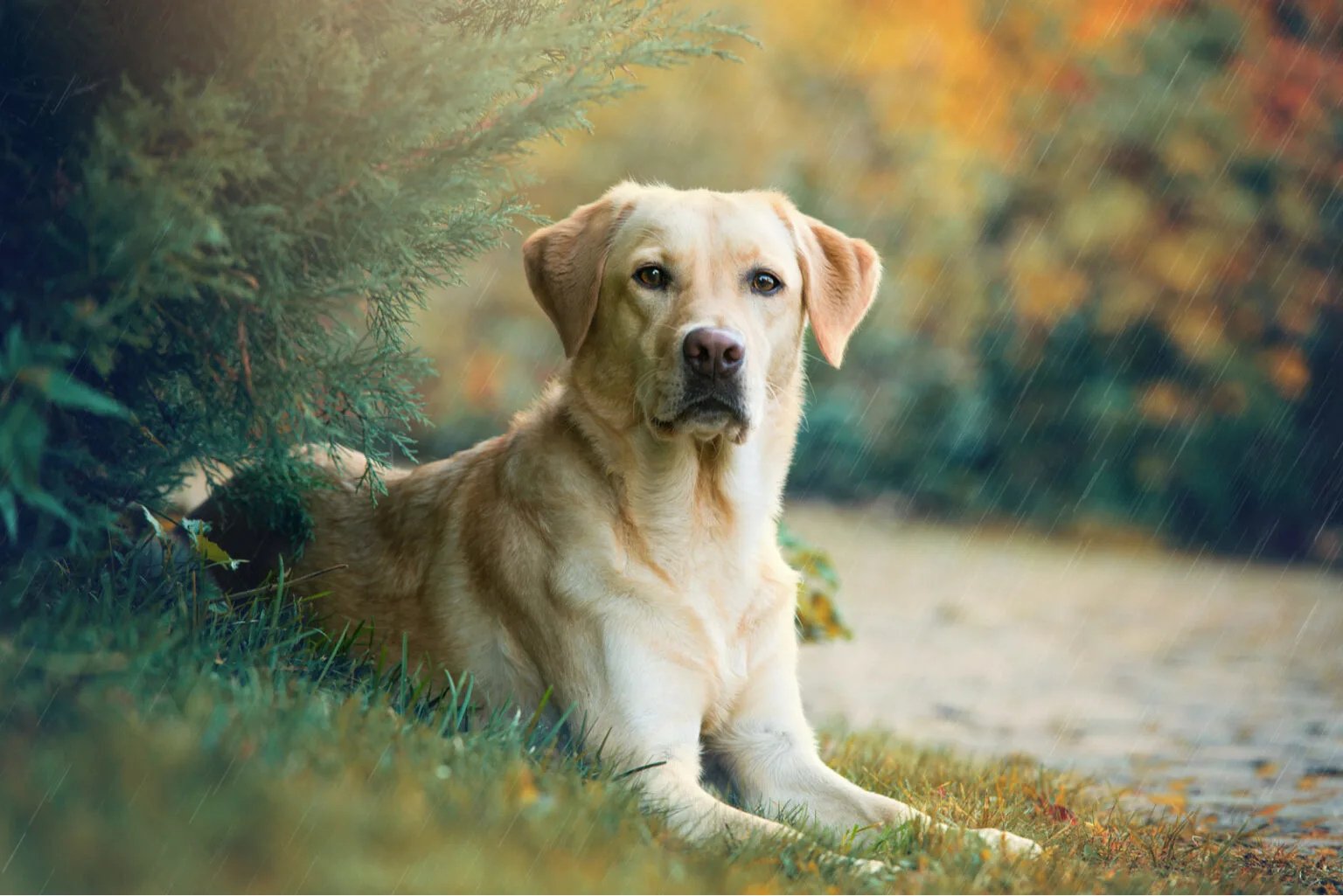 labrador in nature