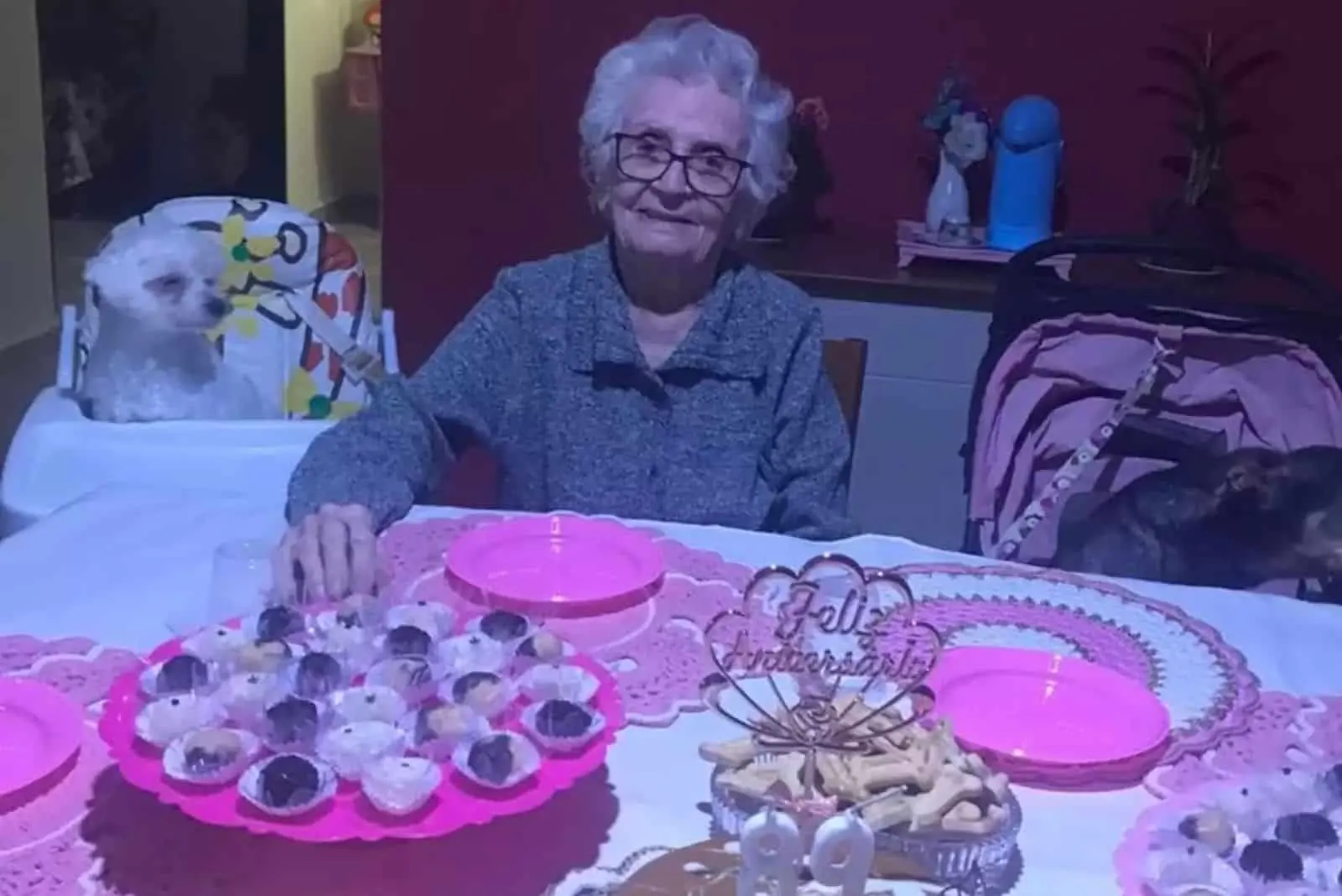 grandma celebrating birthday