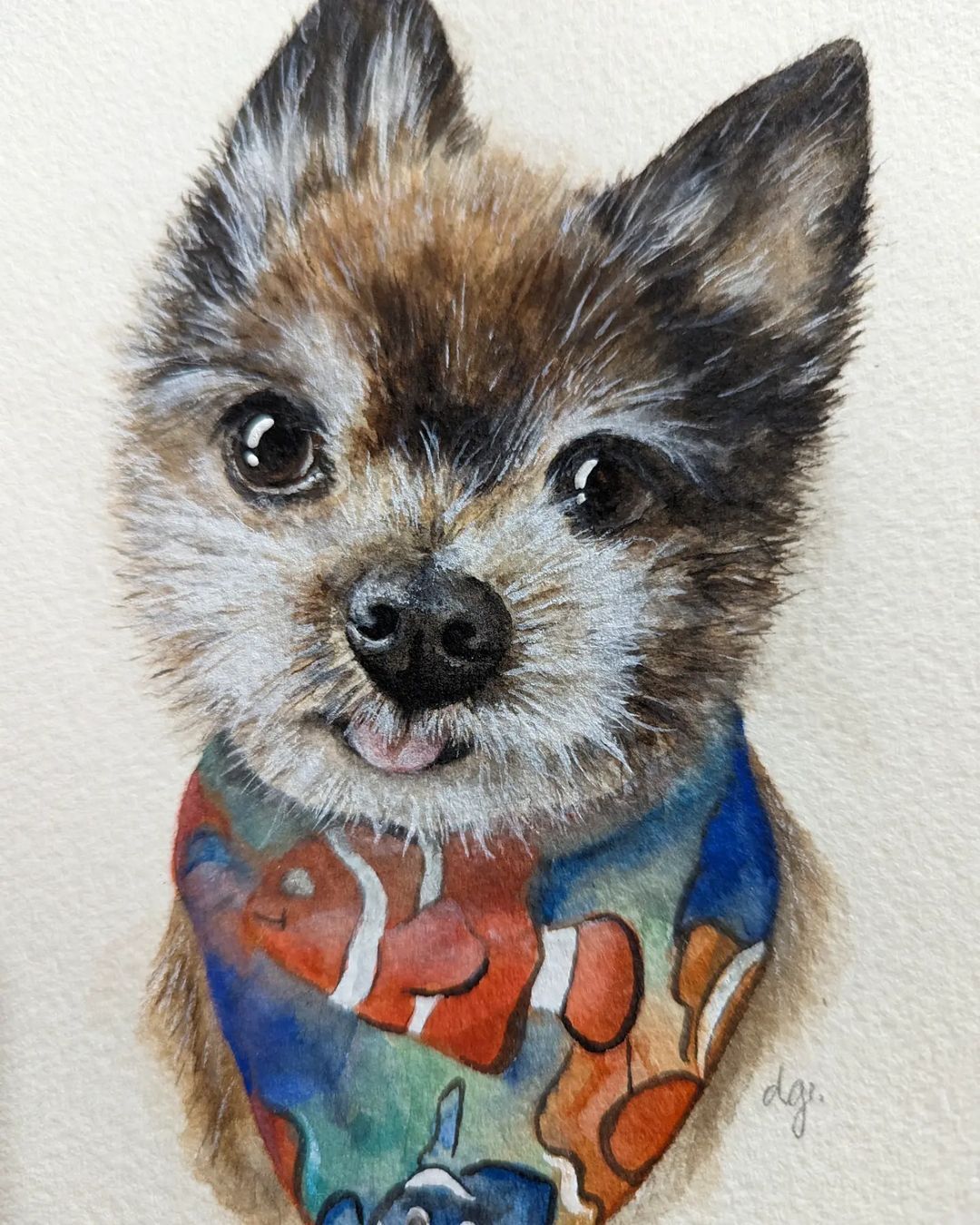 Portrait of the dog