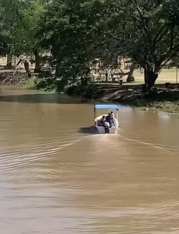 men in boat