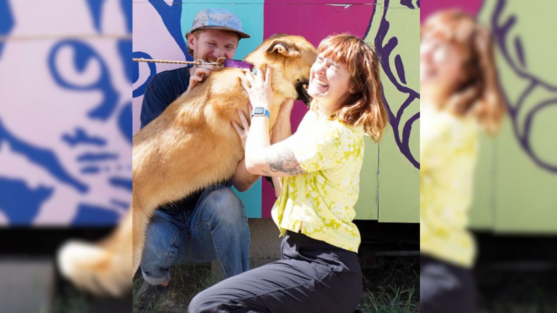 Man Rushed To Adoption Event Hours Early Just So He Could Adopt The Dog He Loved