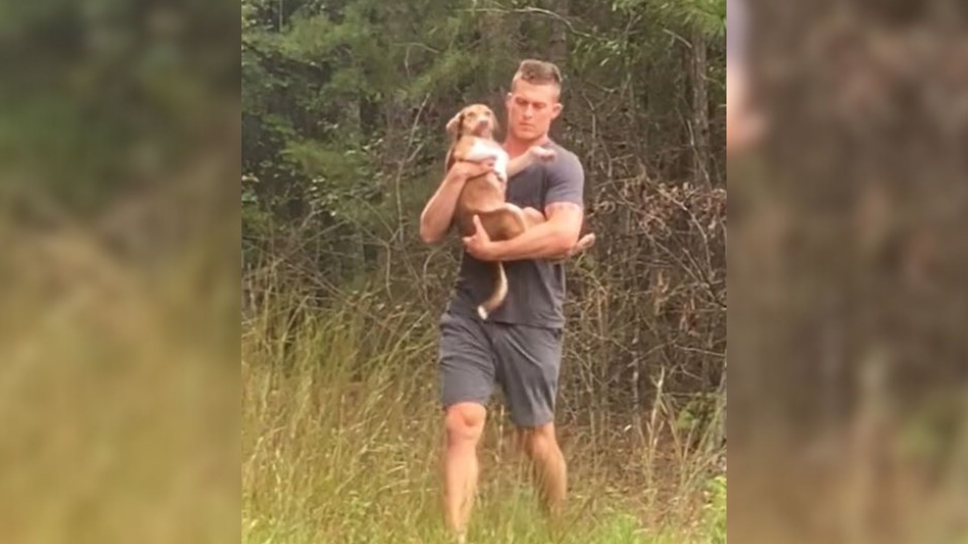 Scared Pup Dumped In The Middle Of Nowhere In Louisiana Couldn’t Contain Her Joy When She Was Rescued