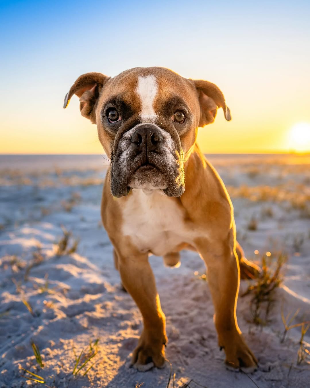 sweet dog posing for a picture